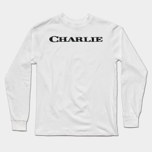 Charlie My Name Is Charlie Long Sleeve T-Shirt